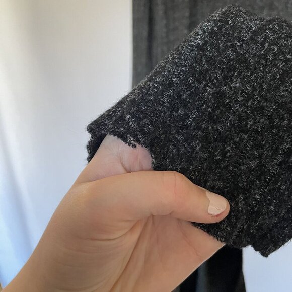 For the Republic long sleeved gray maxi dress knit material women's size medium - Picture 6 of 8